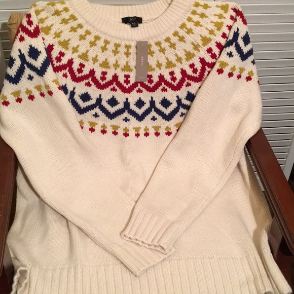 J. Crew Sweaters - Plus Size NWT J. Crew Cream Sweater